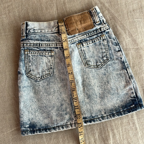 Vintage 80’s Acid Wash Jean Skirt - Picture 6 of 6